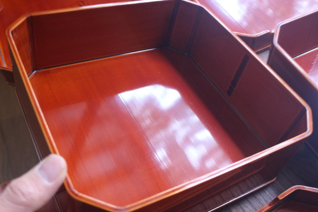 花子さまご確認用！春慶塗大徳寺重10点