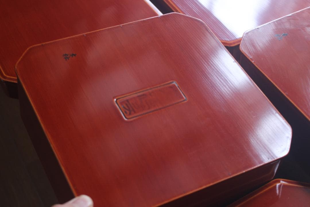 花子さまご確認用！春慶塗大徳寺重10点