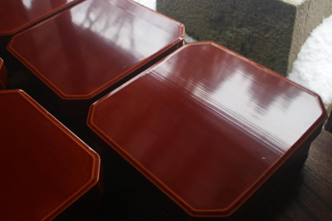 花子さまご確認用！春慶塗大徳寺重10点