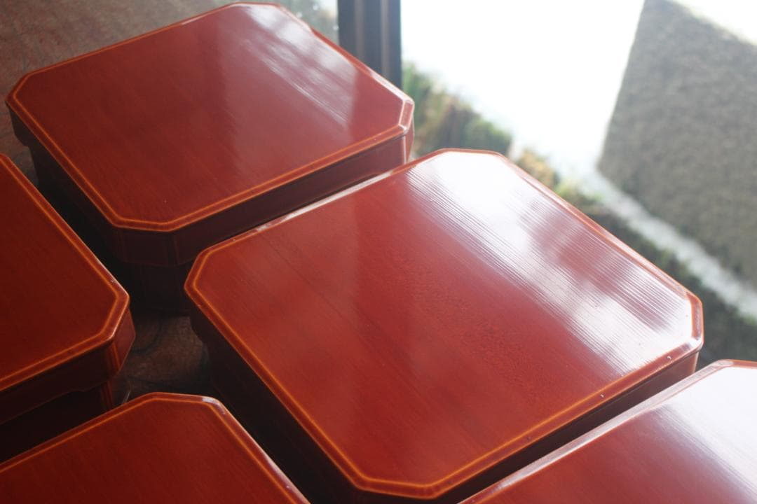 花子さまご確認用！春慶塗大徳寺重10点