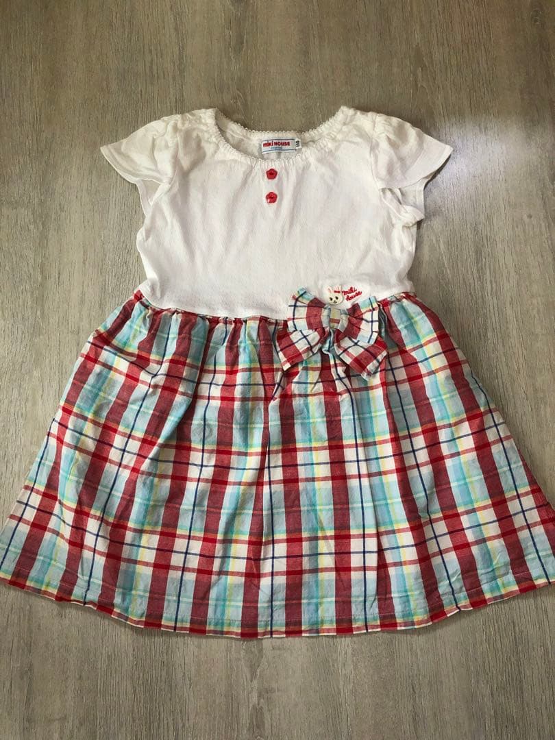 ミキハウス 女の子　110 まとめ売り　Tシャツ ワンピース　パンツ　夏物