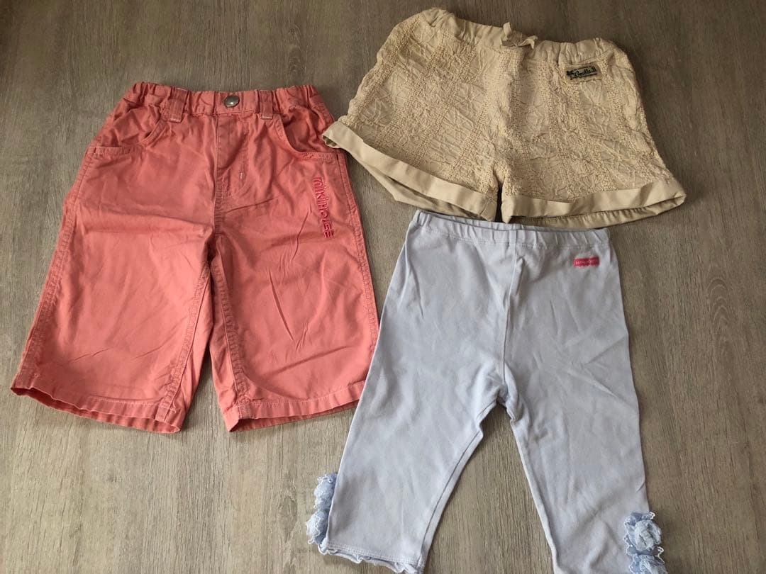 ミキハウス 女の子　110 まとめ売り　Tシャツ ワンピース　パンツ　夏物