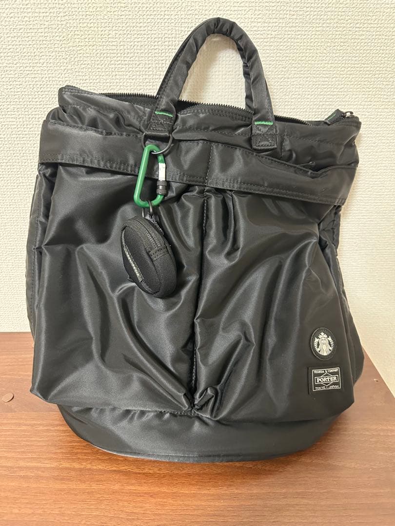 【即発送】スターバックス×PORTERヘルメットバック 黒