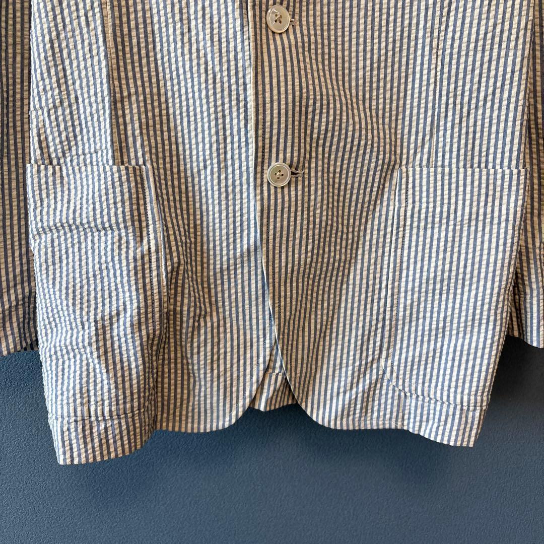 エーボンハウス［M］ヴィンテージ◎2点セット◎ストライプ柄シアサッカージャケット