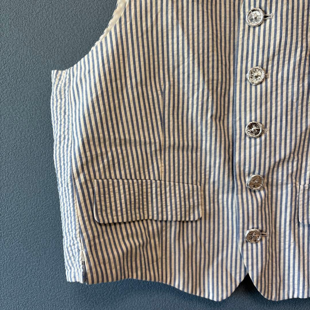 エーボンハウス［M］ヴィンテージ◎2点セット◎ストライプ柄シアサッカージャケット