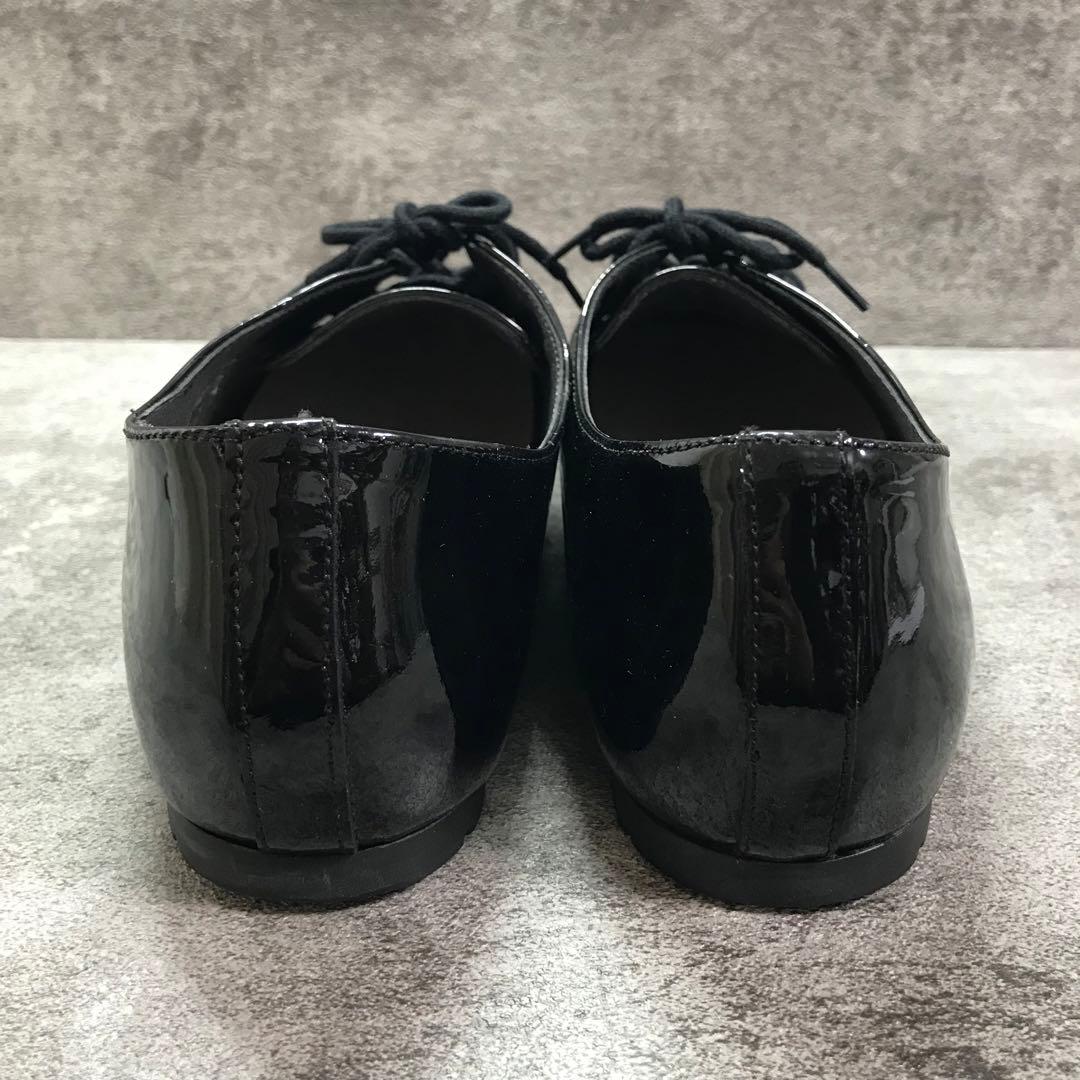 【未使用級】BIRKENSTOCK SAUNDERS ブラック　エナメル　40