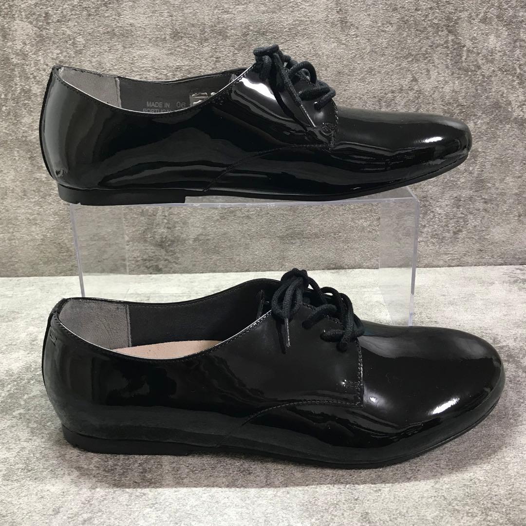 【未使用級】BIRKENSTOCK SAUNDERS ブラック　エナメル　40