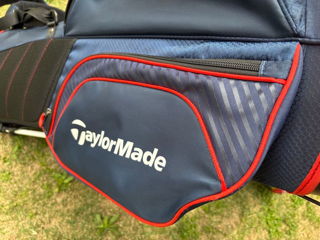 TaylorMade キャディバッグ ネイビー/レッド