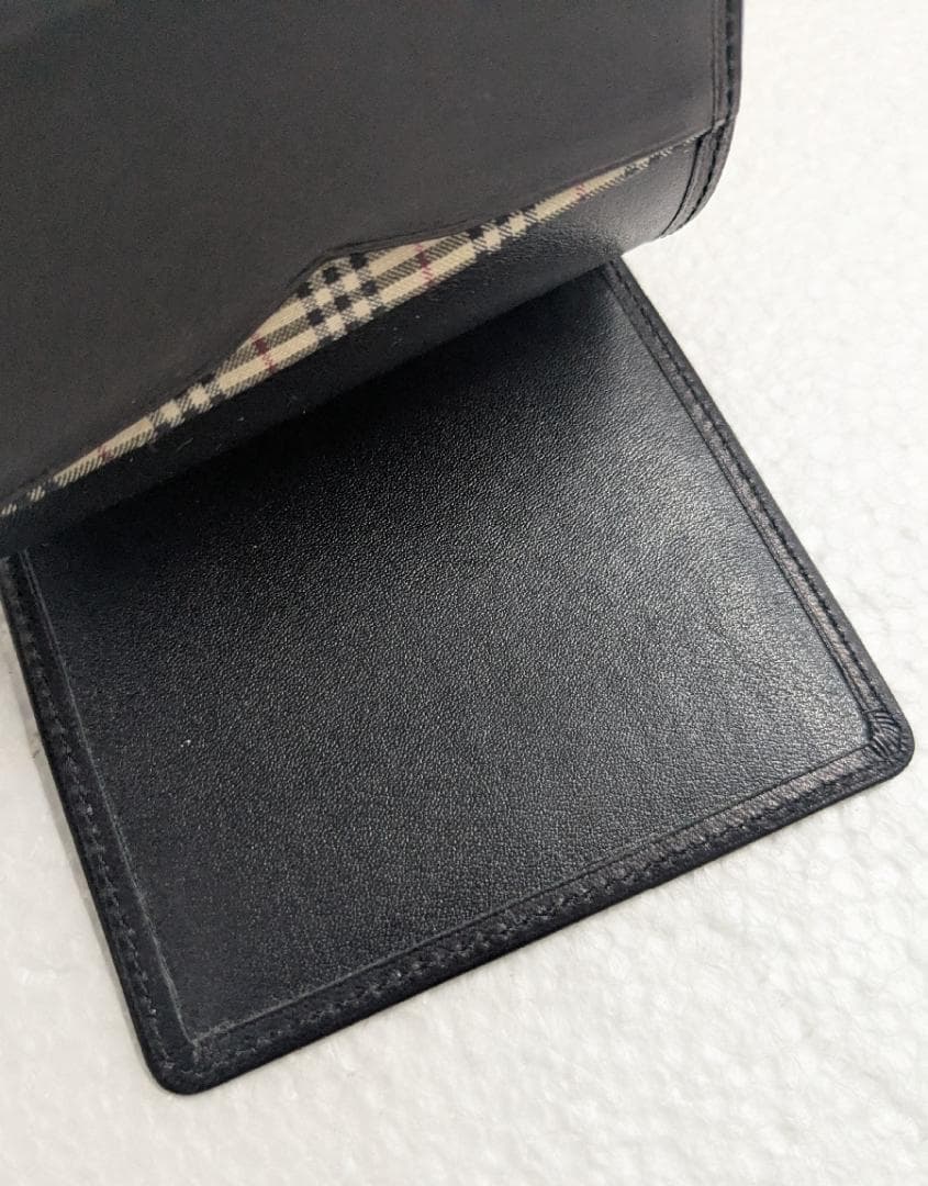 【（再）値下げしました】BURBERRY バーバリー レザー マネークリップ