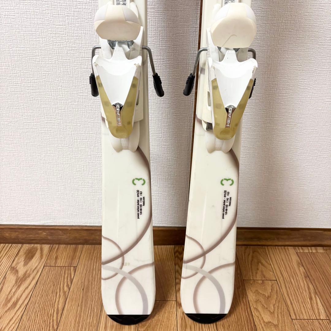■HEAD■女性用スキーセット■板142/靴23-23.5/ストック107