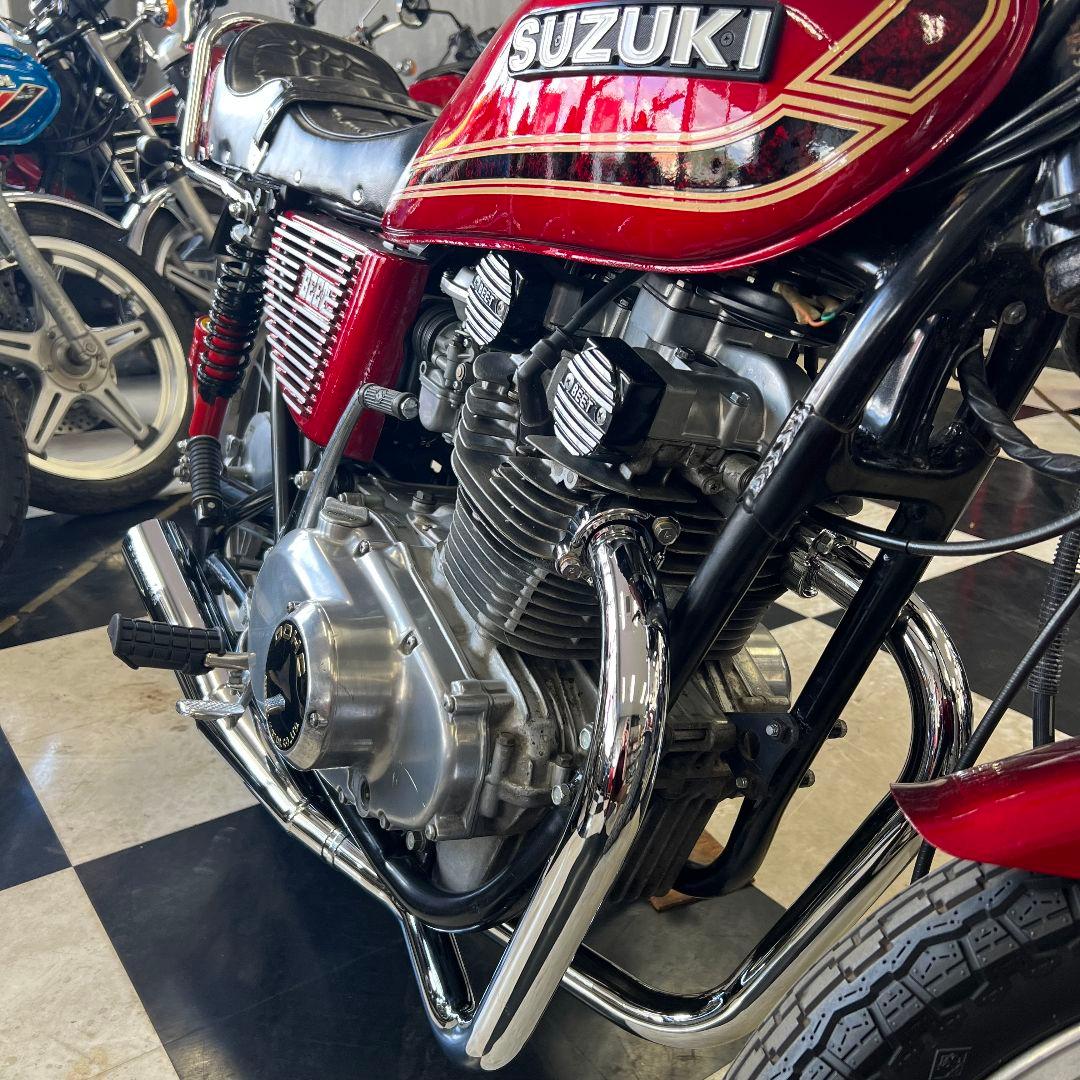 のびた　GS400ヨシムラタイプメッキマフラー