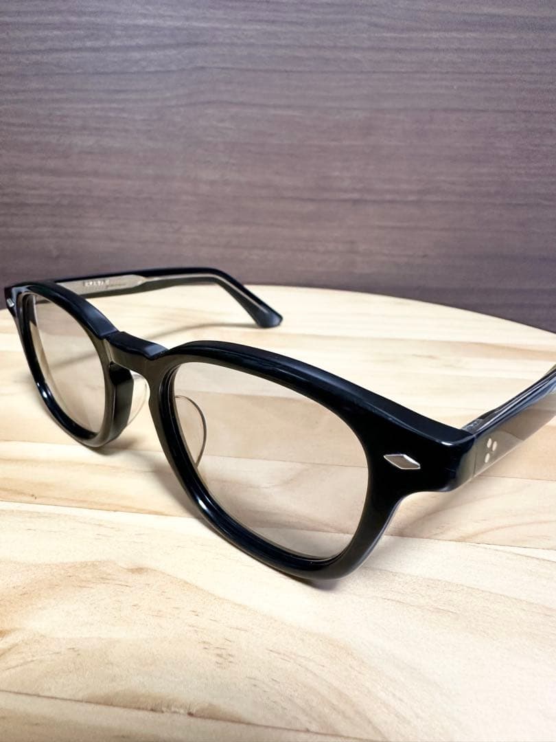 EYEVAN Byron 50 ブラック 度なし 眼鏡 サングラス アイヴァン