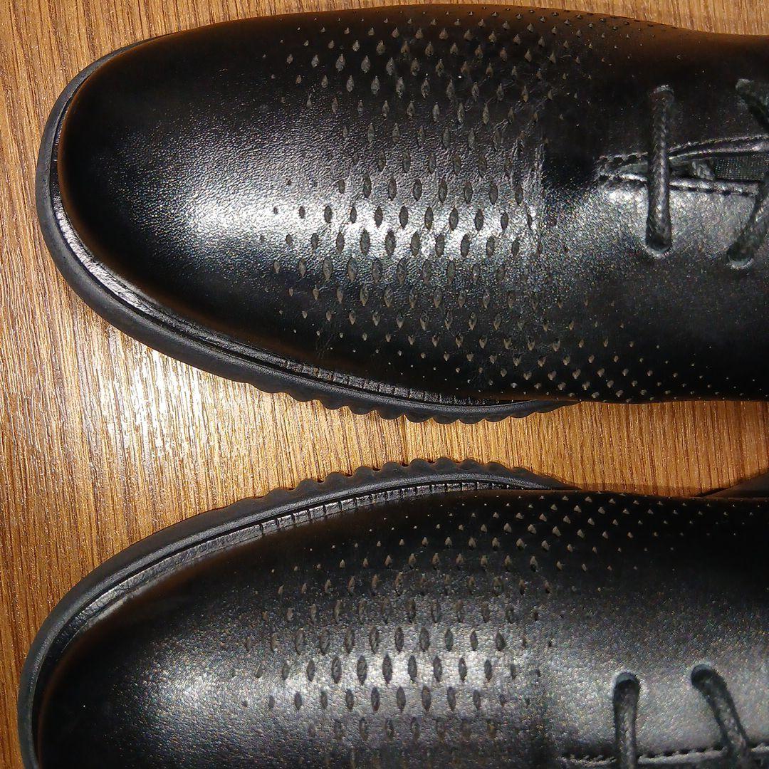 COLE HAAN2ゼログランドレーザーウィングオックスフォード中古ブラック