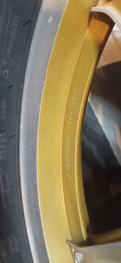 CB750F　CB750FBB　ホイールセット　フロント　リア