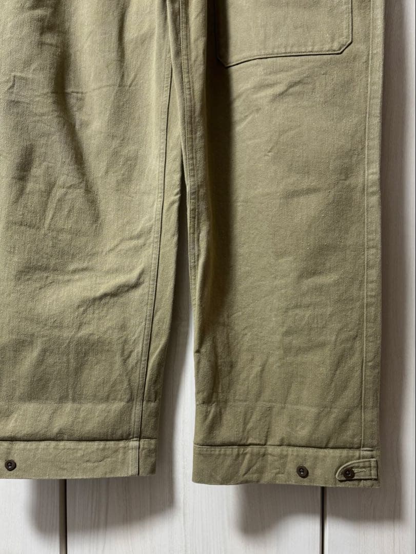 ナイジェルケーボン ブリティッシュアーミーパンツ (カーキ/36サイズ)