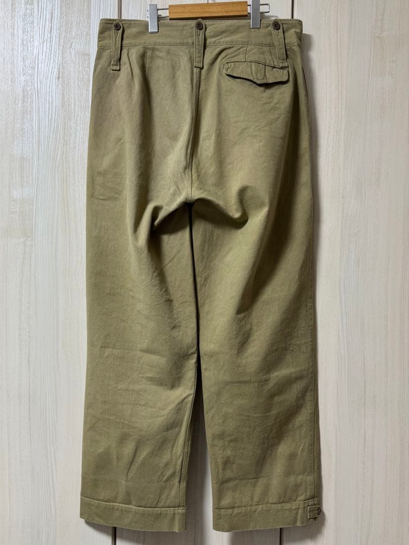 ナイジェルケーボン ブリティッシュアーミーパンツ (カーキ/36サイズ)