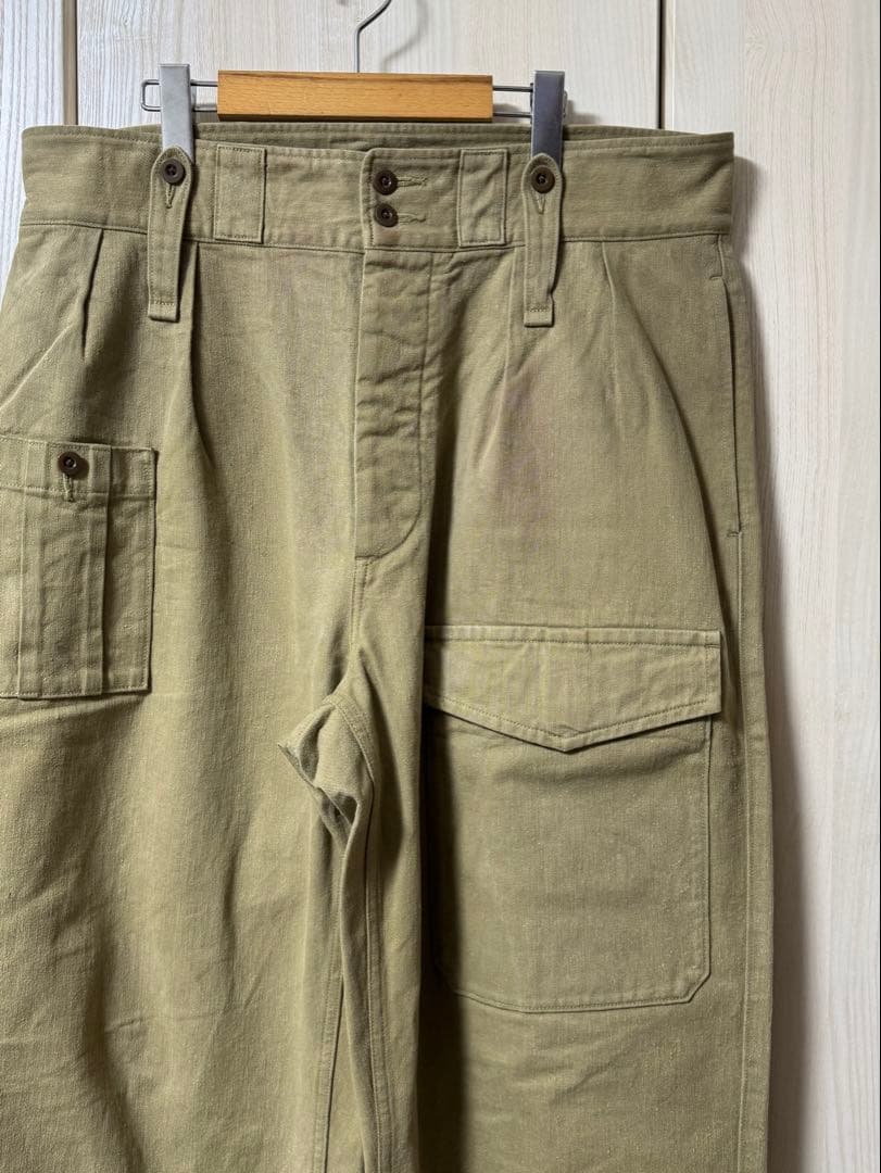 ナイジェルケーボン ブリティッシュアーミーパンツ (カーキ/36サイズ)