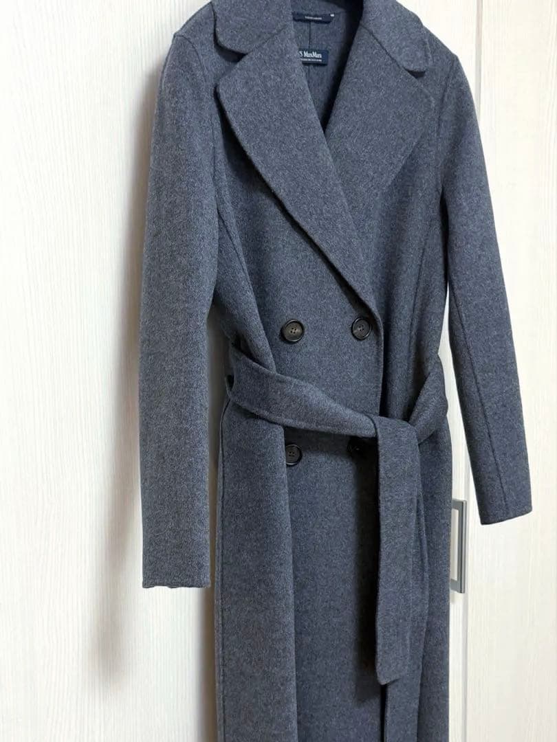 ‘S MaxMara 美品ロングコート☆グレー系38サイズ