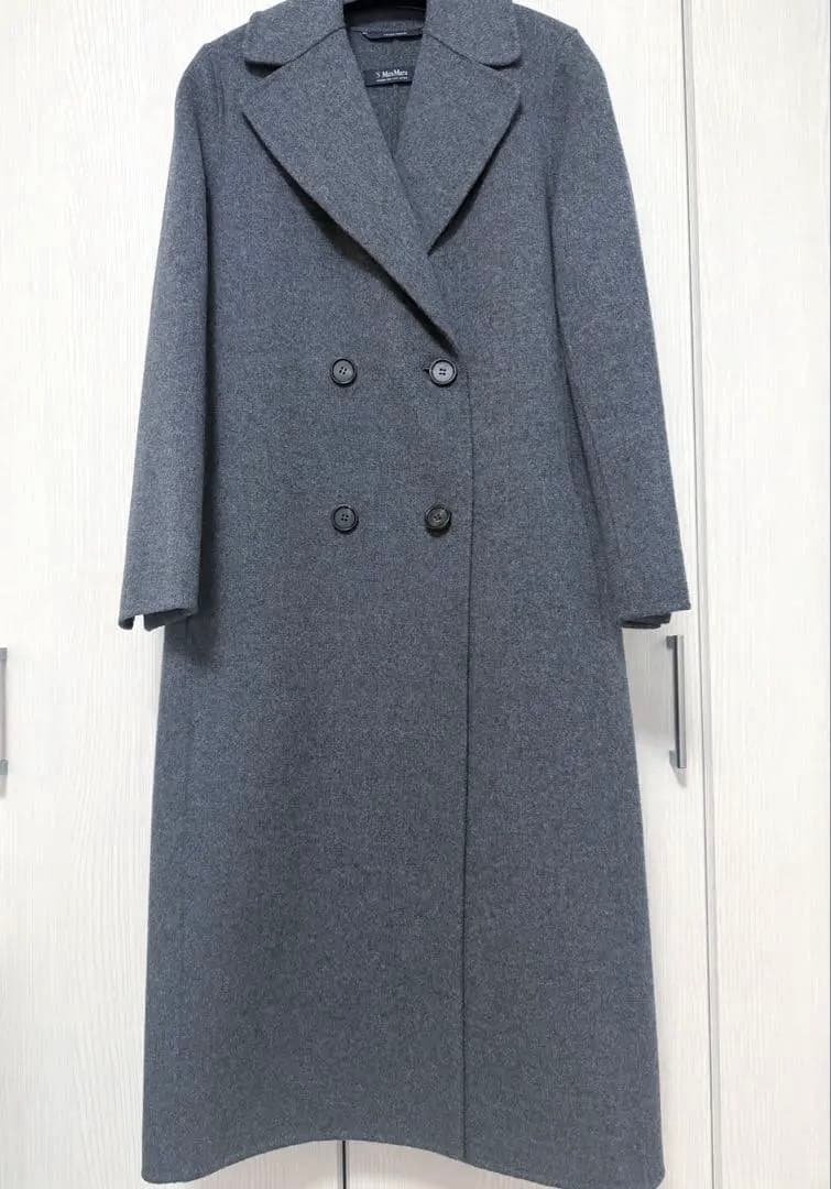 ‘S MaxMara 美品ロングコート☆グレー系38サイズ