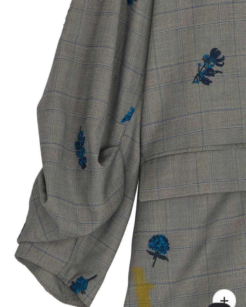 ぴっちゃん　Ameri CHECK FLOWER PAPA JACKET