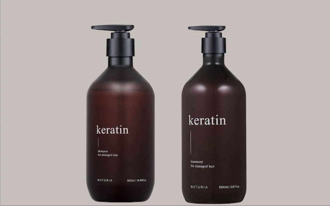 NATURIA ナチュリア　ケラチンシャンプー　トリートメント　韓国