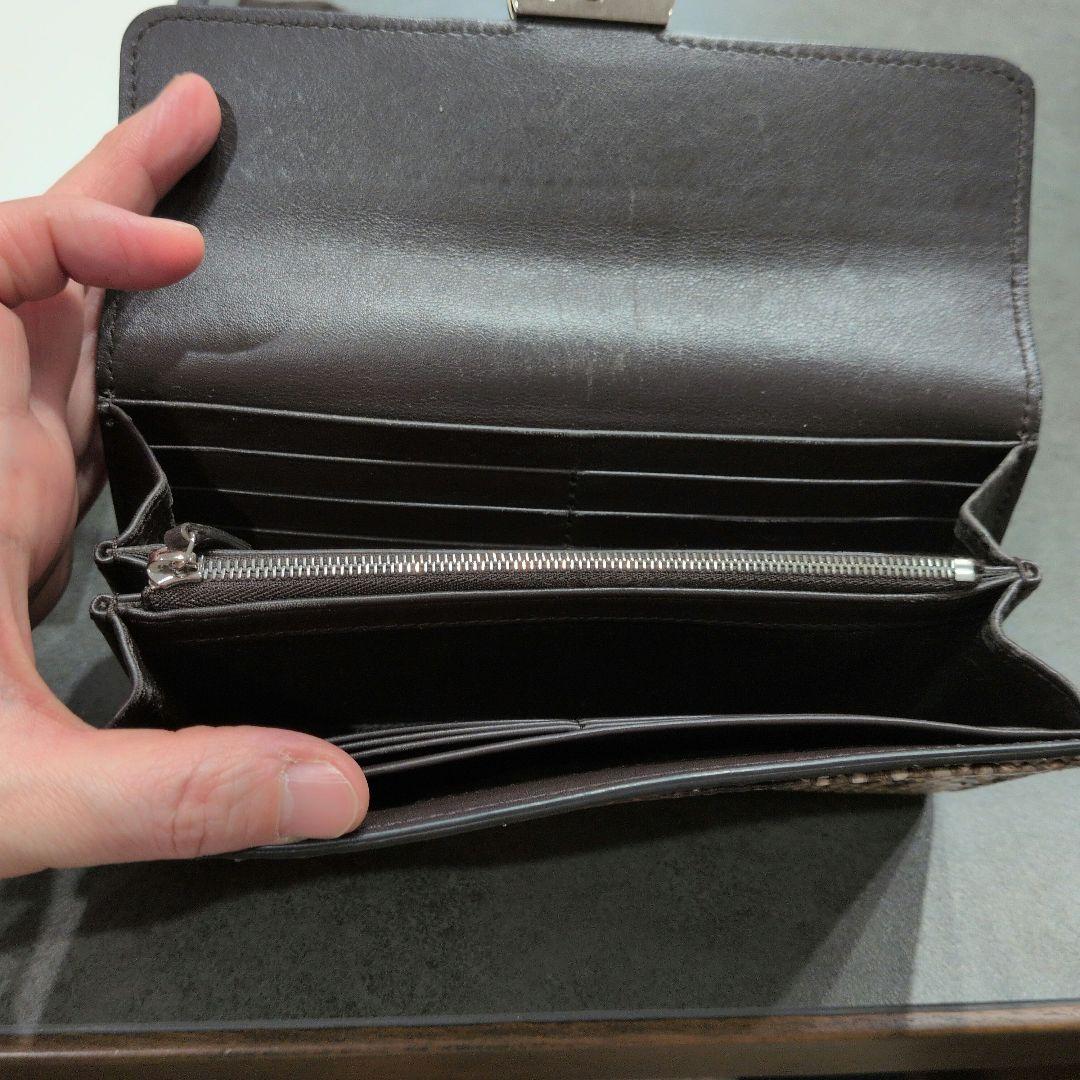 GUCCI ヘビ柄 長財布