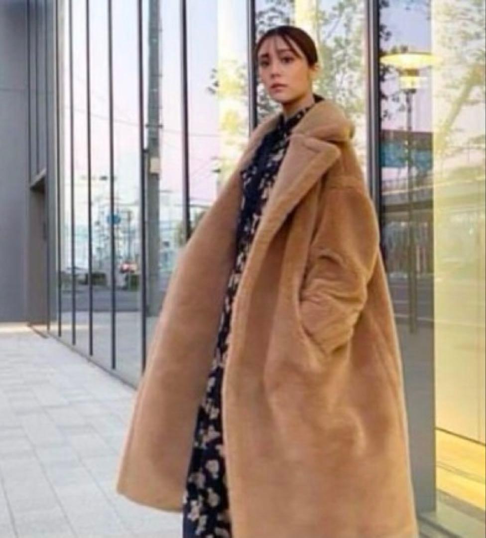 美品❗️ダブスタのテディベアコート