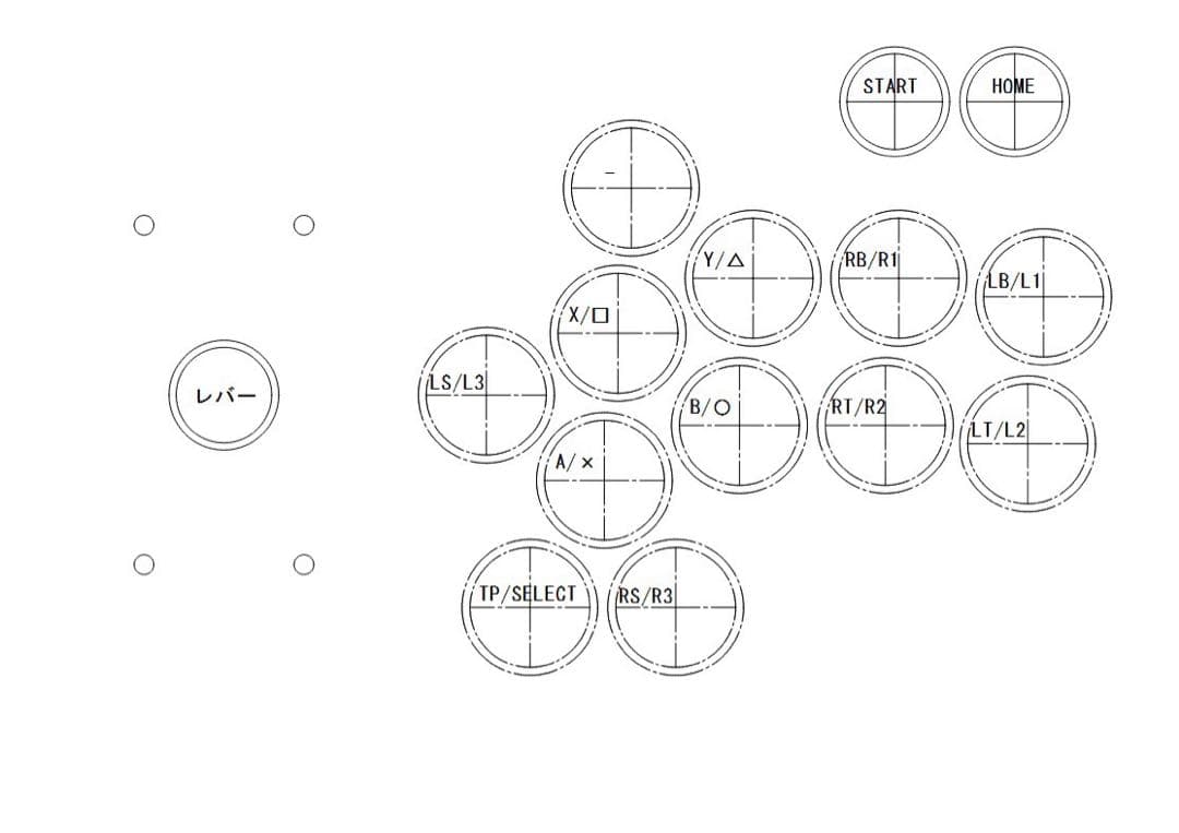 【CPC-L30 Basic】アーケードコントローラー　アケコン　スト6 増設
