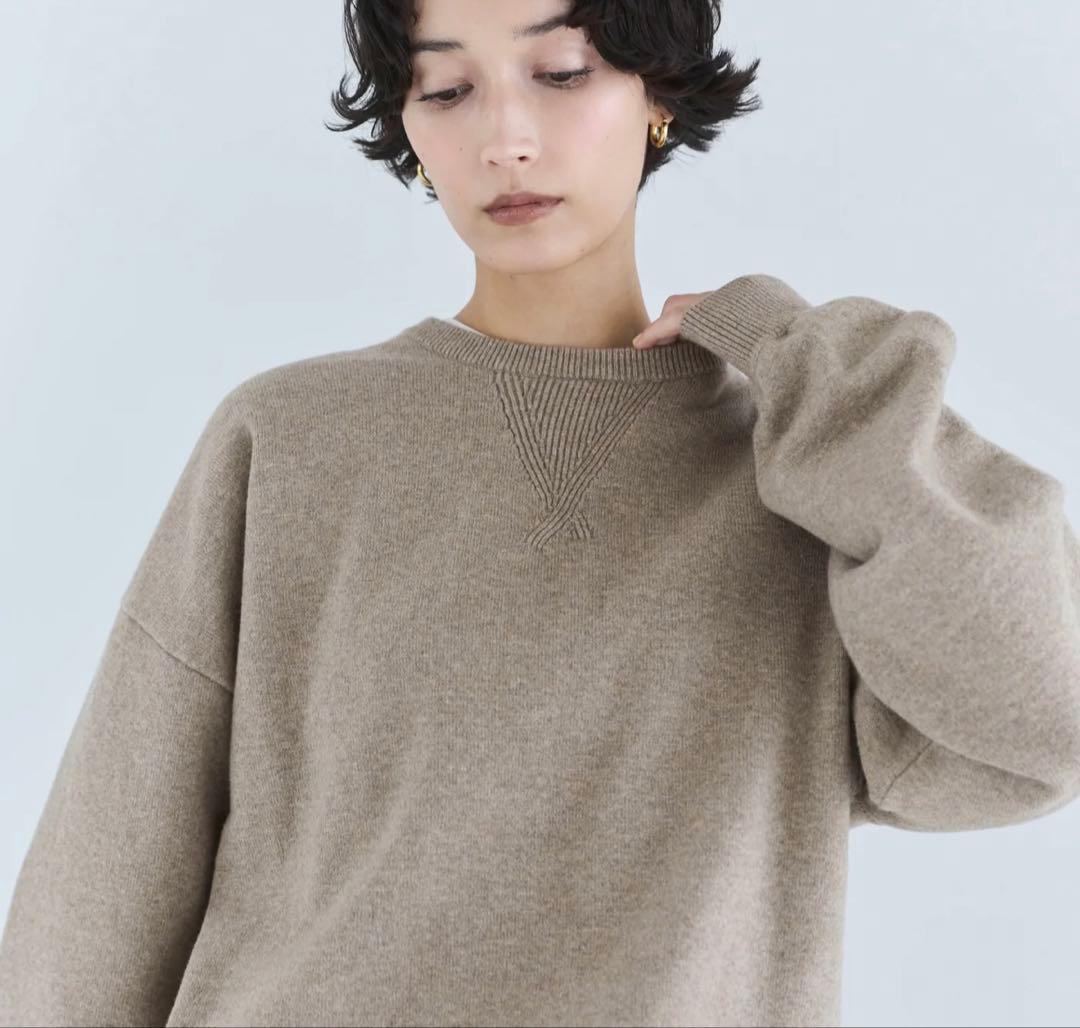 searoomlynn Sweatlikeルーズニットプルオーバー