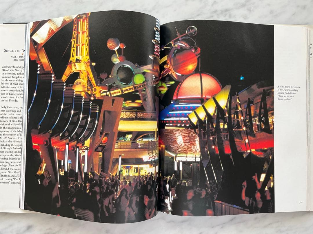 希少！ディズニーワールド25周年記念写真集