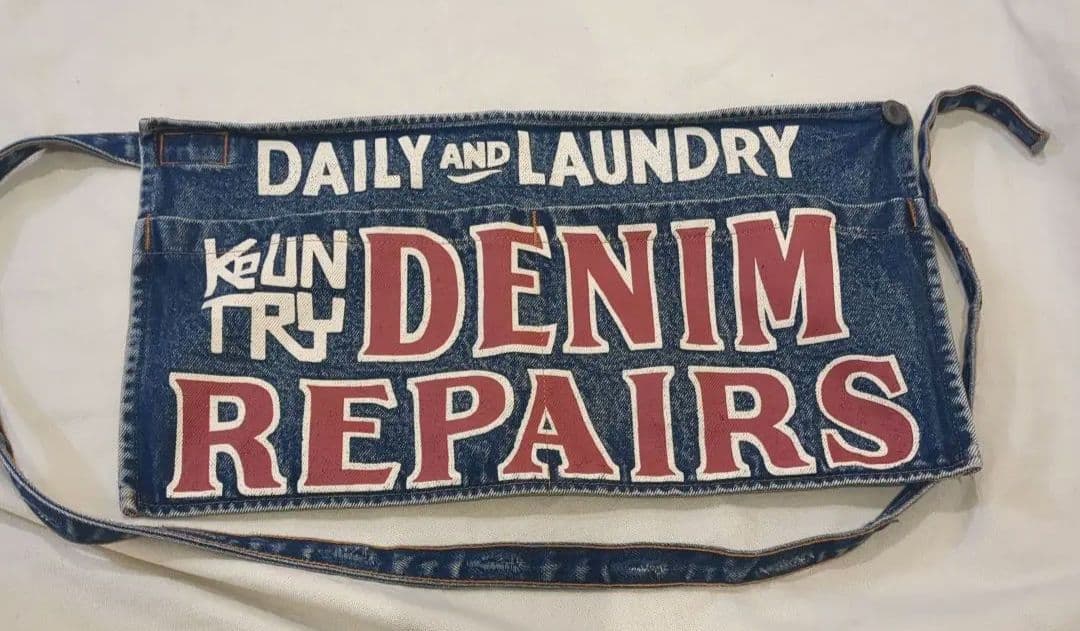 KAPITAL デニムエプロン　denim repairs