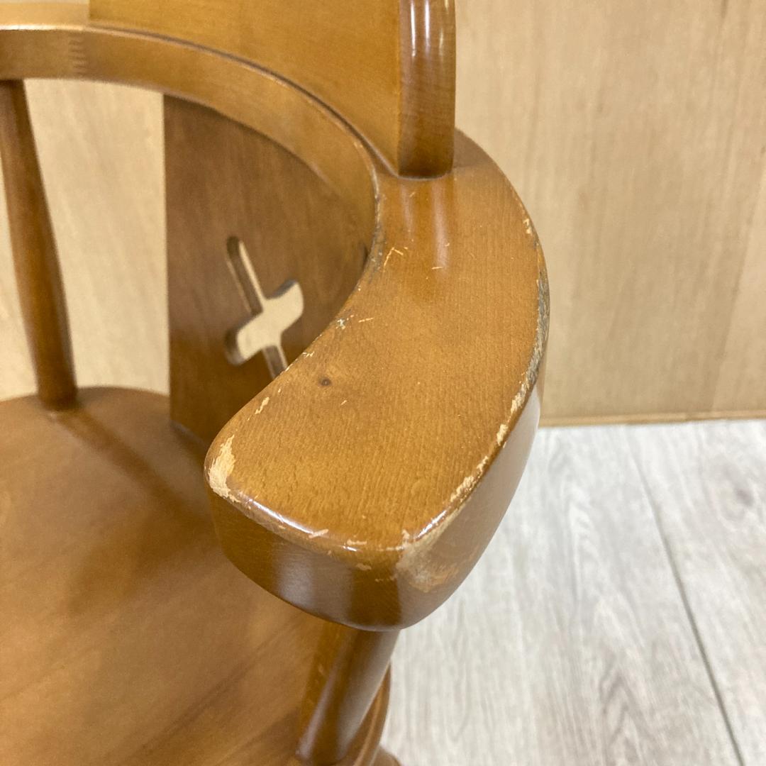 【飛騨産業】HIDA キツツキ　ダイニングチェア　アームチェア　椅子　B