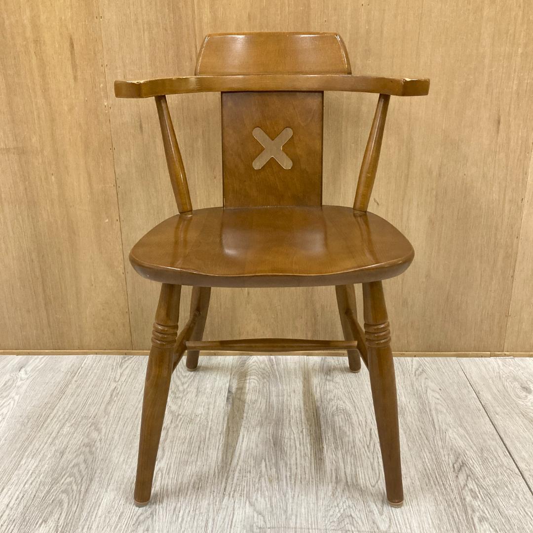【飛騨産業】HIDA キツツキ　ダイニングチェア　アームチェア　椅子　B