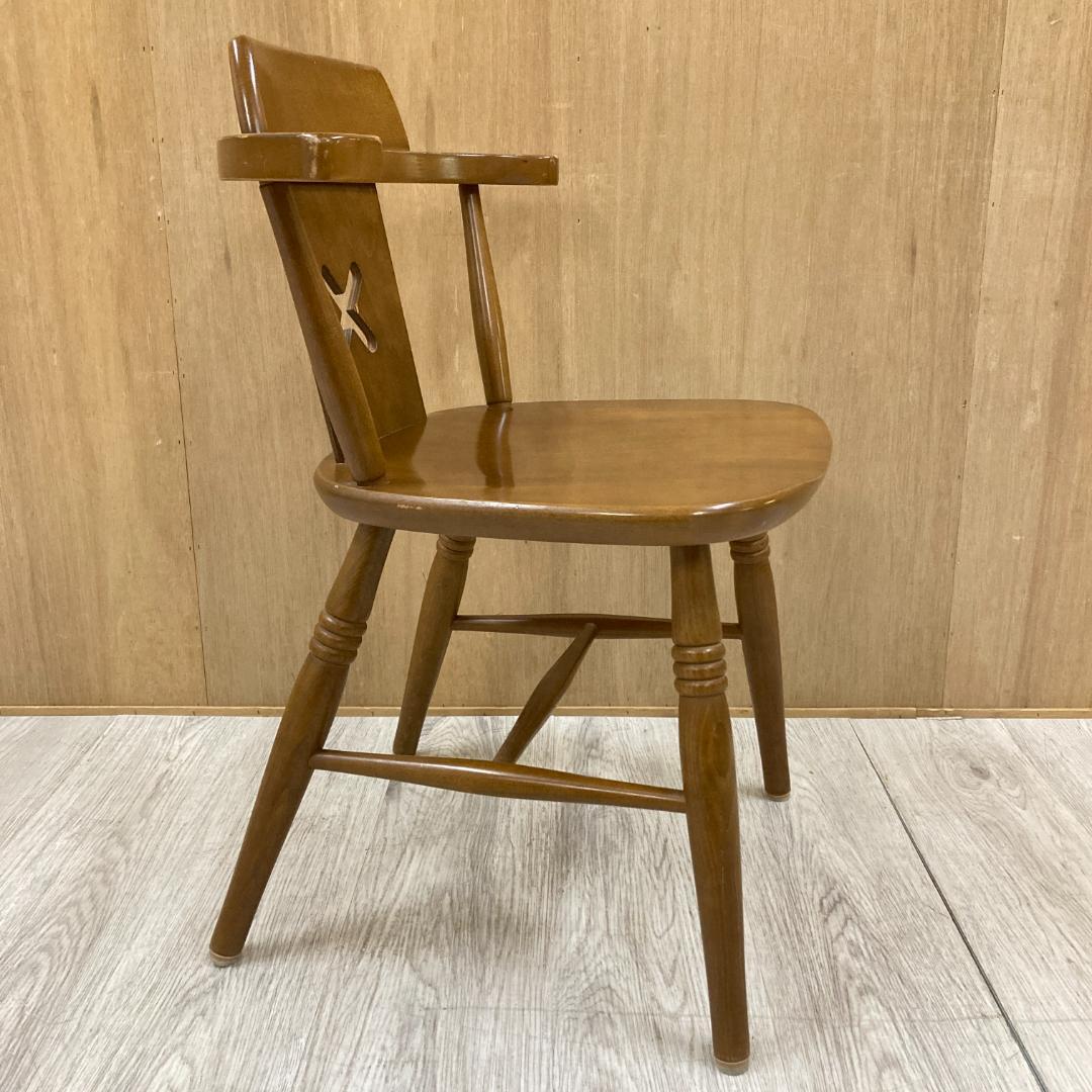 【飛騨産業】HIDA キツツキ　ダイニングチェア　アームチェア　椅子　B