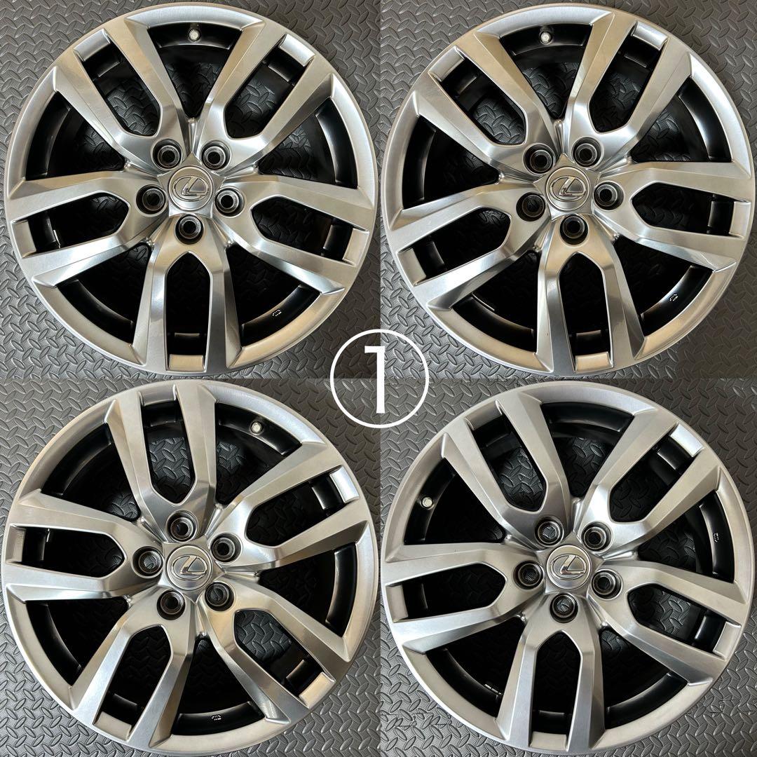 ① SALE! 程度良好 レクサス NX 純正 18インチ ホイール 4本セット