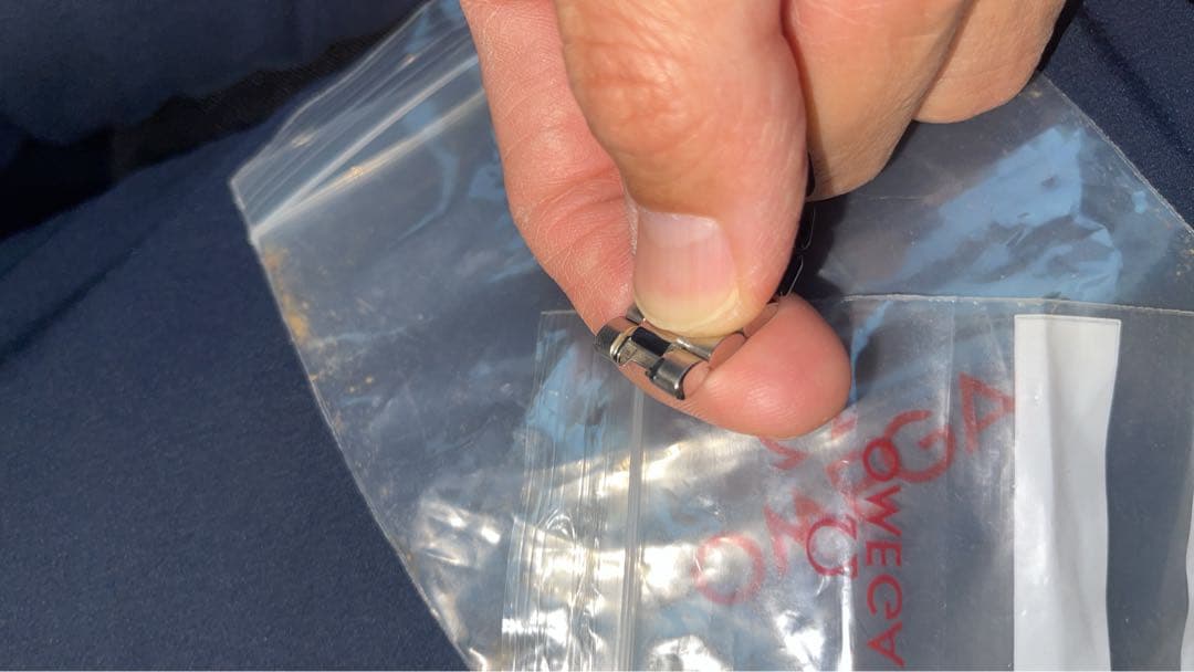 OMEGA スピードマスターオートマティック用 純正ブレス SS ラグ一部破損