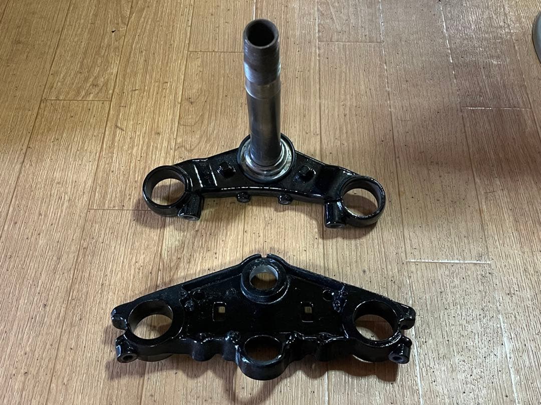 cbr400f 塗装済み　純正　トップブリッジ　ステム　セット