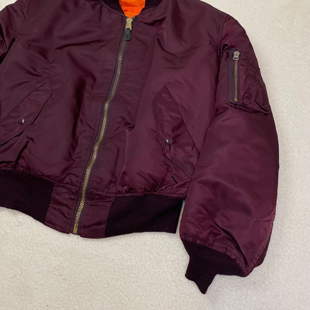 旧タグ USA製 ALPHA アルファ MA-1 フライトジャケット 短丈 XL