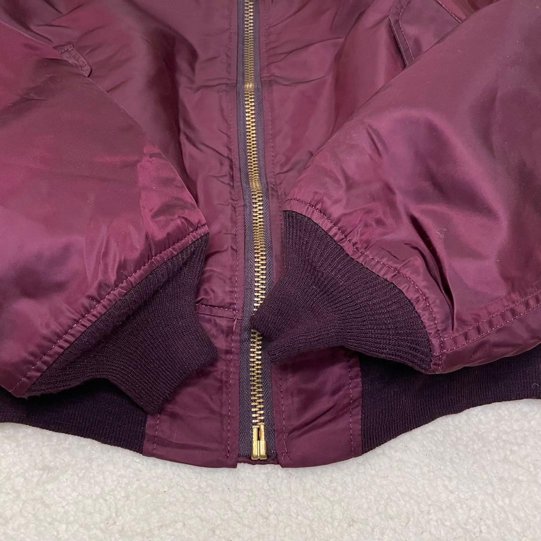 旧タグ USA製 ALPHA アルファ MA-1 フライトジャケット 短丈 XL