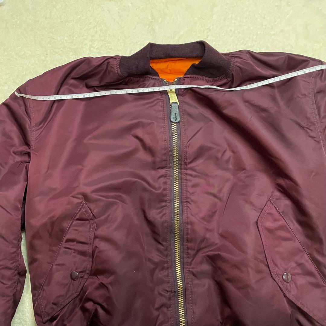 旧タグ USA製 ALPHA アルファ MA-1 フライトジャケット 短丈 XL