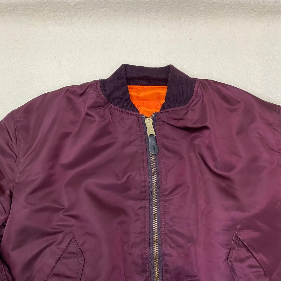 旧タグ USA製 ALPHA アルファ MA-1 フライトジャケット 短丈 XL