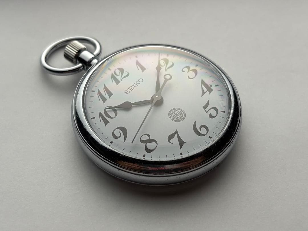 稼働品 大阪市交通局、大阪メトロ運転士用 懐中時計 鉄道時計 7C21-HAJ0