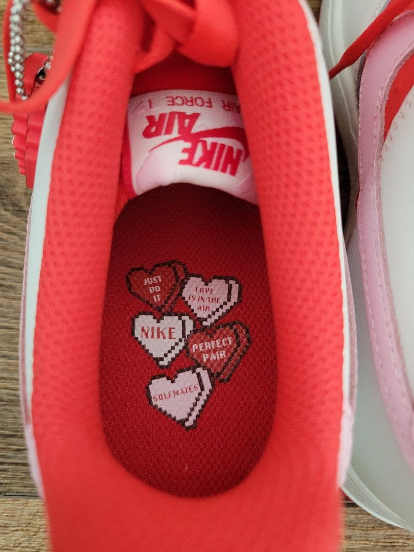 新品⚫Nike Air Force 1 ナイキエアフォースワン レッド/ホワイト