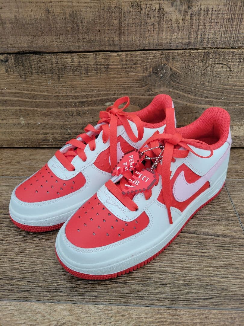 新品⚫Nike Air Force 1 ナイキエアフォースワン レッド/ホワイト