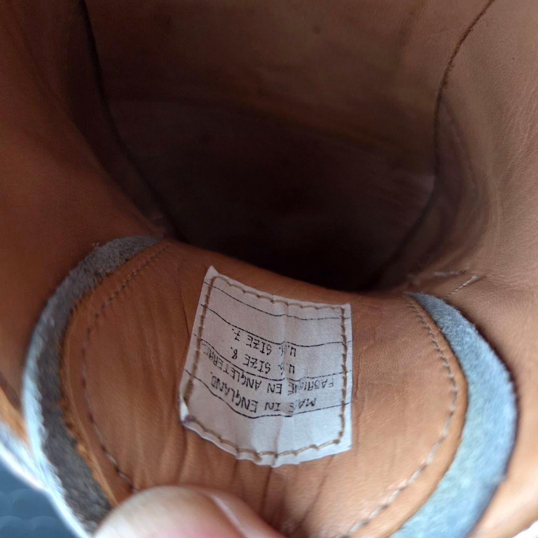 THOM BROWNE トムブラウン シルバー　ウィングチップ 26㎝