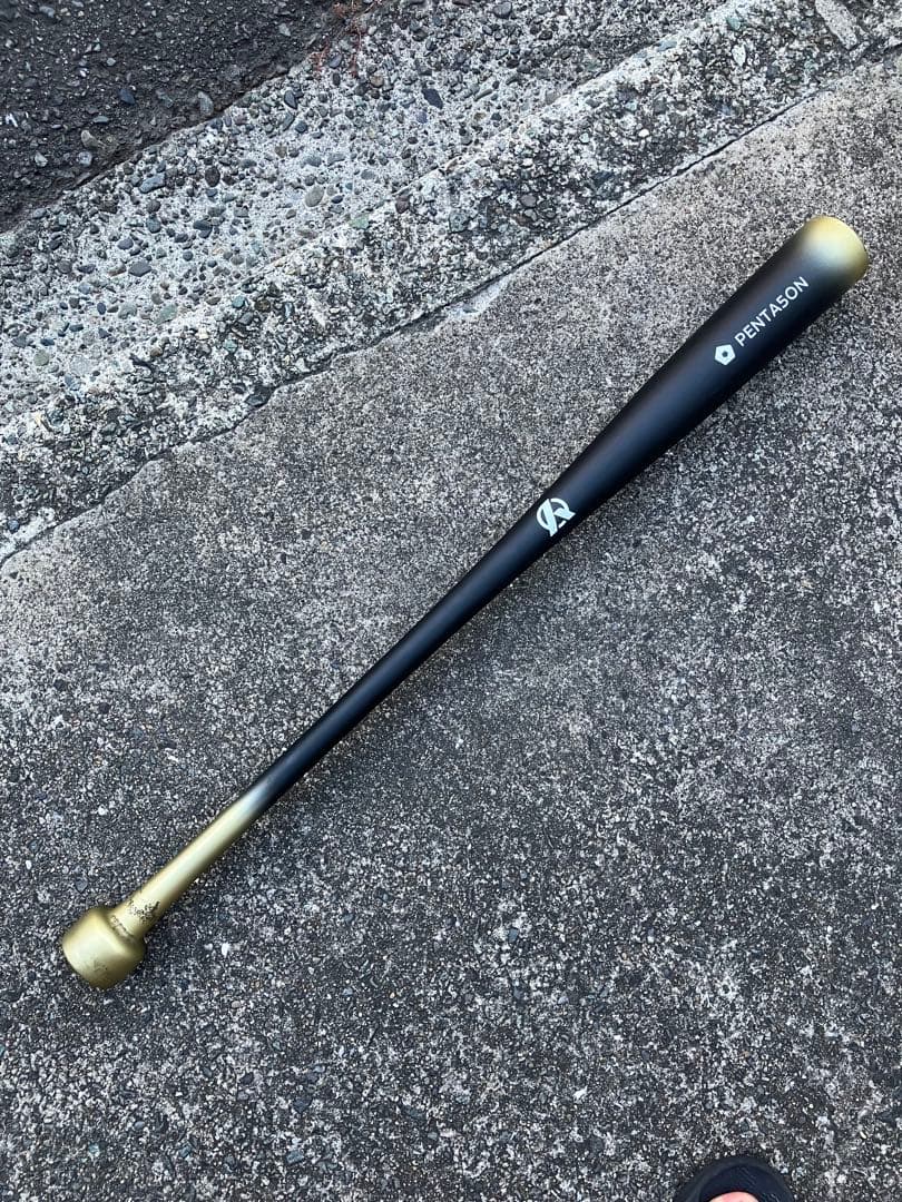 アメイジング ミノルマンバット ペンタゴン ゴールド×ブラック85cm 890g