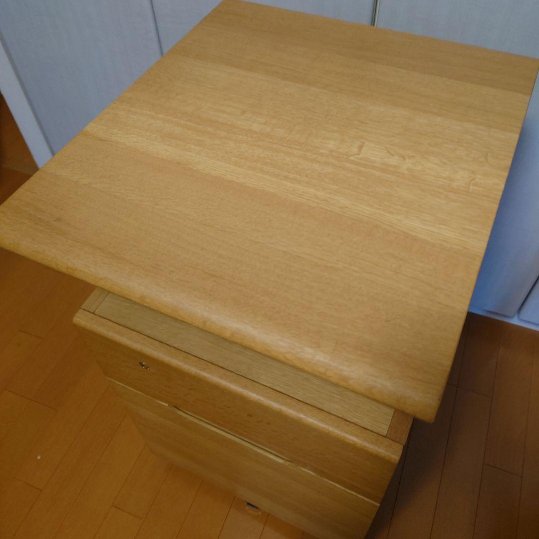 【すーさん】begin 飛騨産業 キャスター付き サイドワゴン