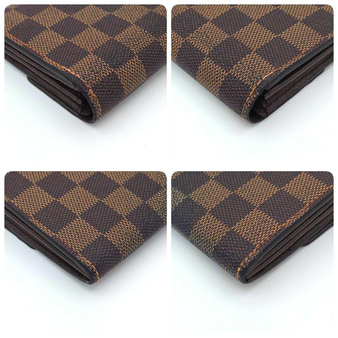 ルイヴィトン ダミエ 長財布 ポルトフォイユ サラ ブラウン N61734