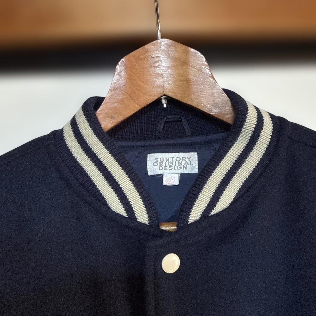 SUNTORY BOSS ボスジャン 本革 スタジアムジャンパー スタジャン