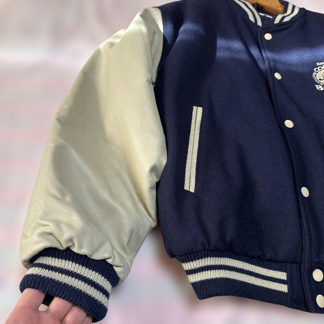 SUNTORY BOSS ボスジャン 本革 スタジアムジャンパー スタジャン